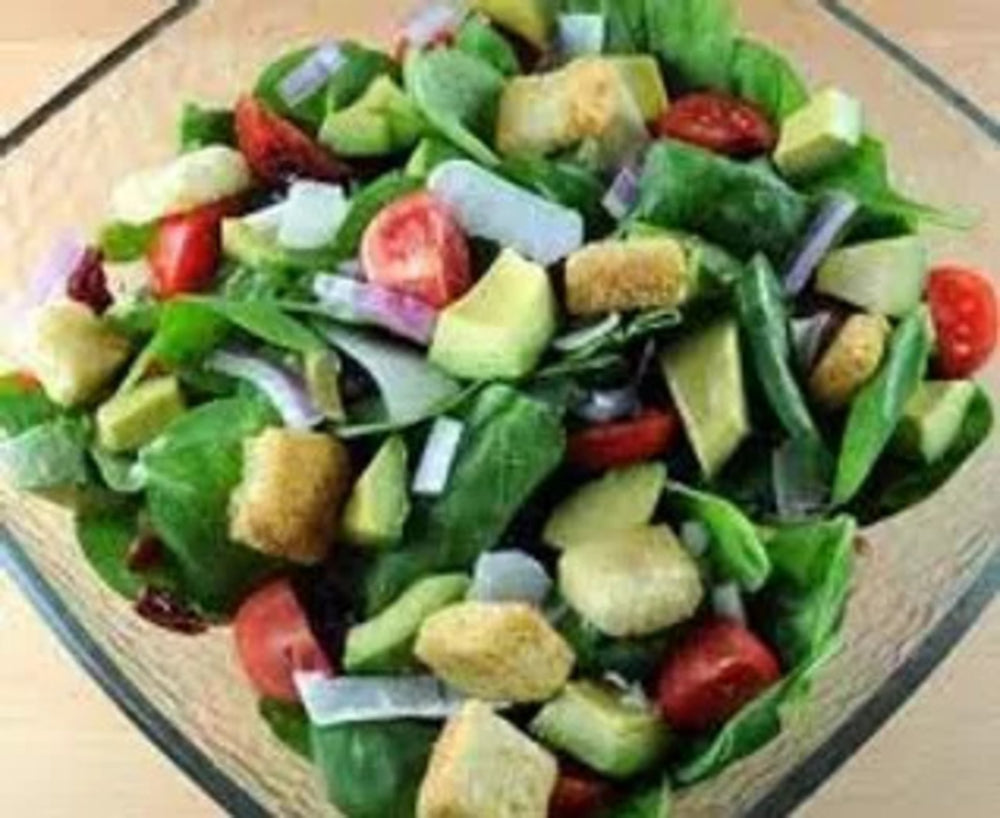 Salad With Red Palm Oil Dressing